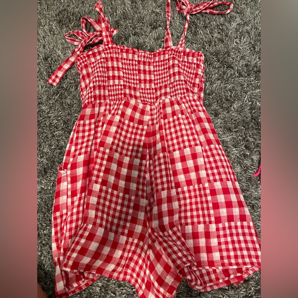 Red romper